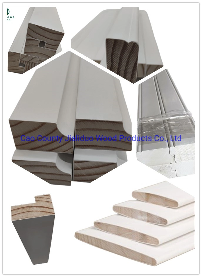 High Quality Hardwood Poplar Pine Solid Wood Shutter Frames